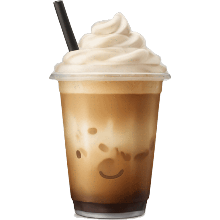 Iced latte emoji