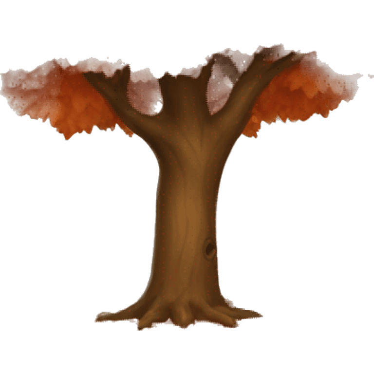 autumn tree emoji