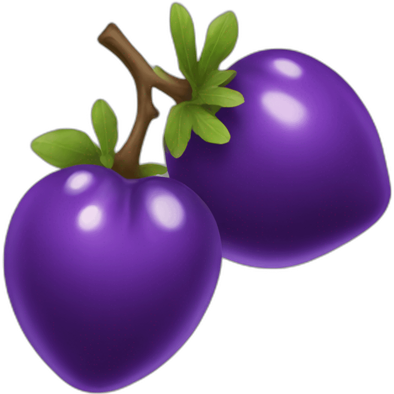 purple berry emoji