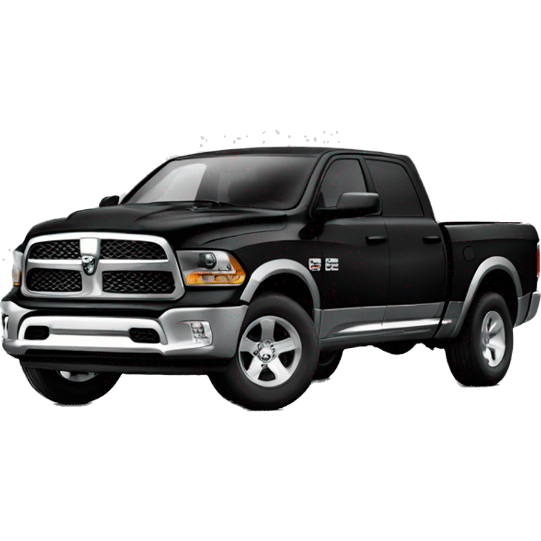 Dodge ram 2012 black emoji