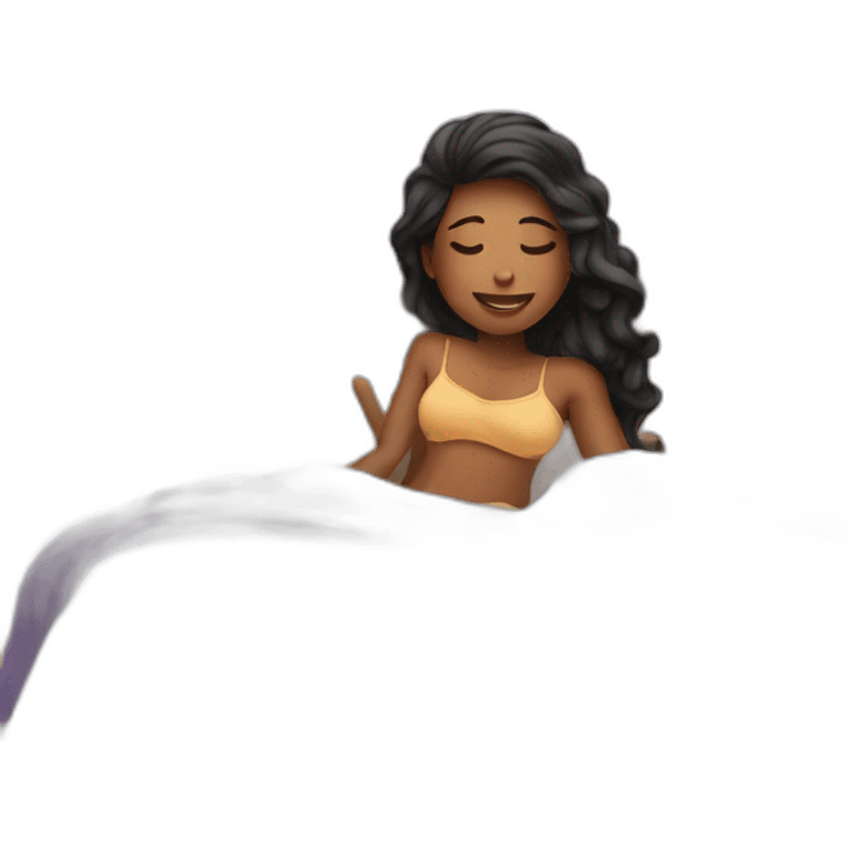 woman-on-bed emoji