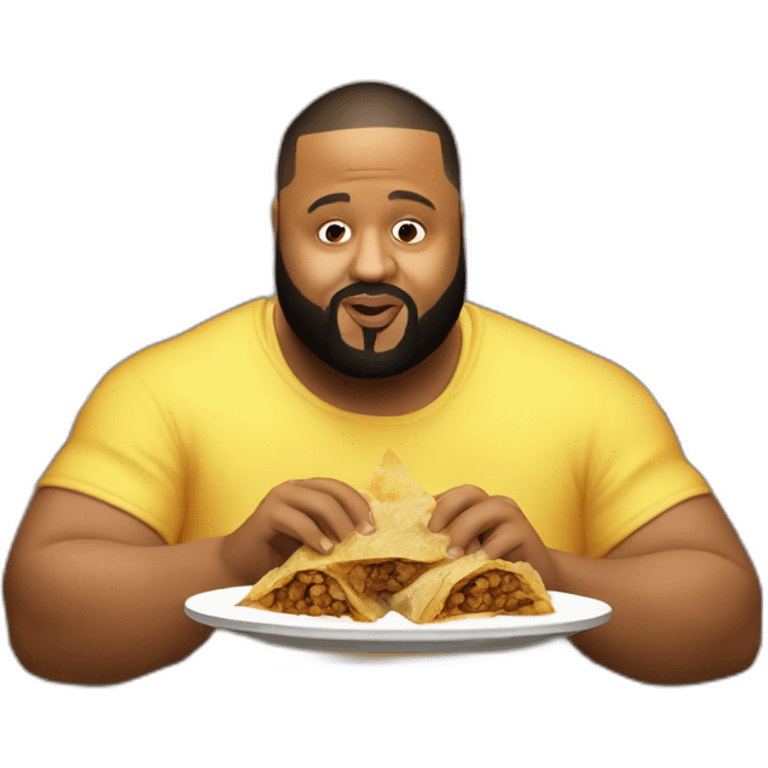 dj khaled eating baklava emoji