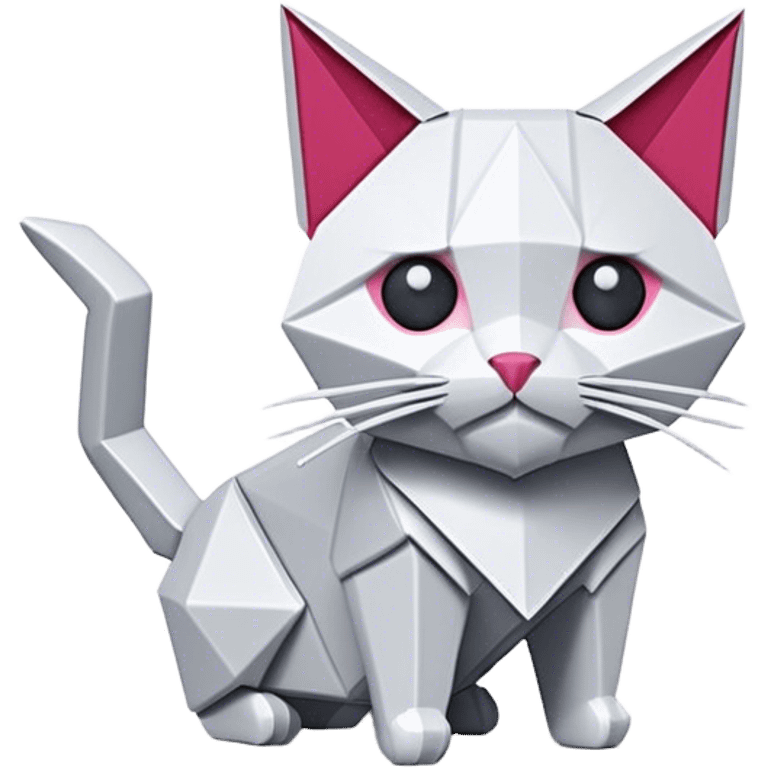 cat origami emoji