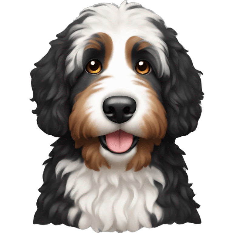 Bernedoodle  emoji