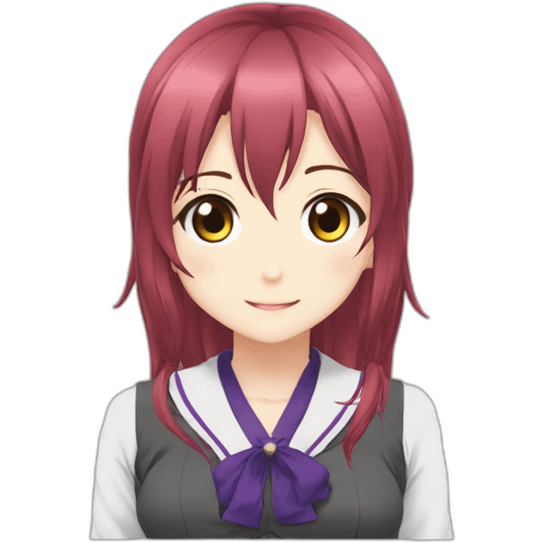 Riko sakurauchi, love live emoji