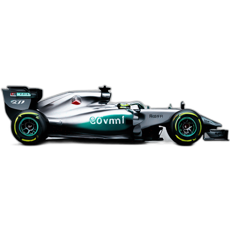 Mercedes amg F1 car emoji