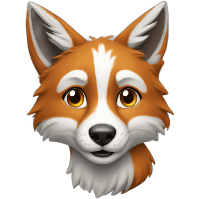 Chat sur renard emoji