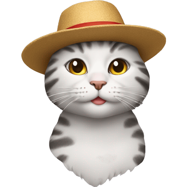 Cat with hat emoji