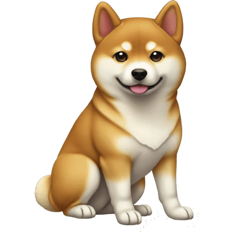 Shiba Inu full body emoji