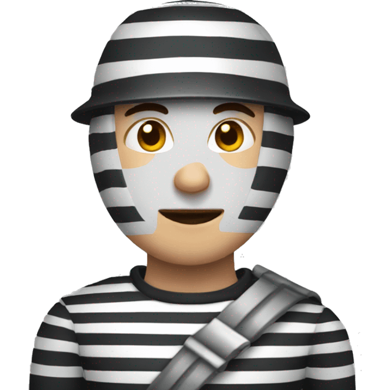 striped prisoner emoji