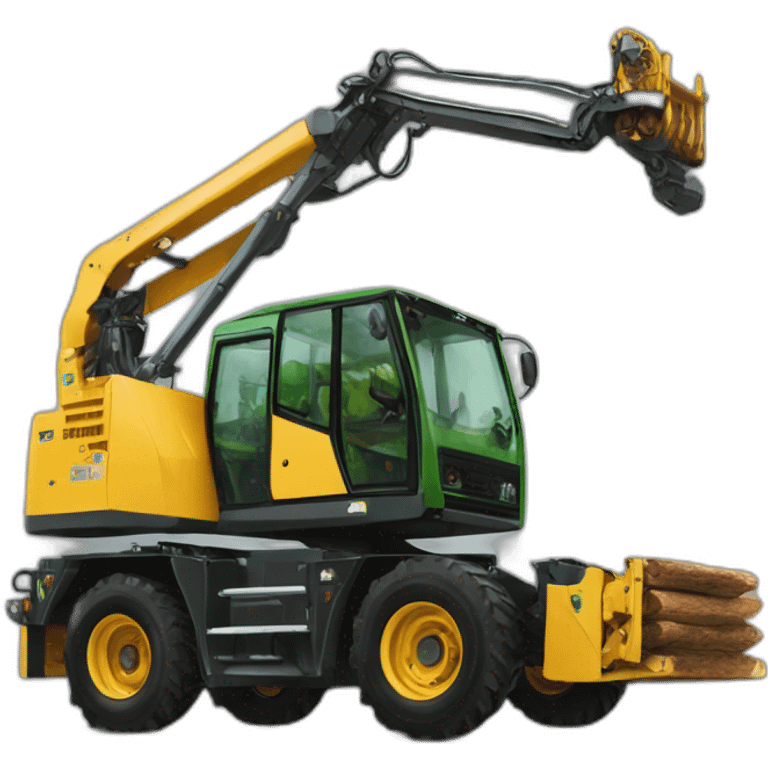 forest forwarder machine emoji