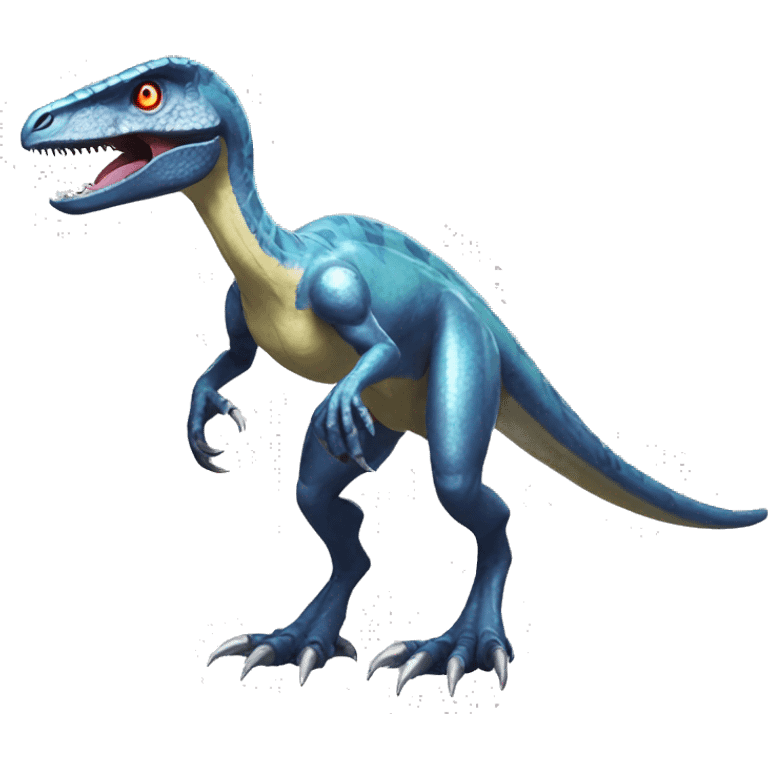 Futuristic Shiny Velociraptor-Fakémon-Pokémon emoji