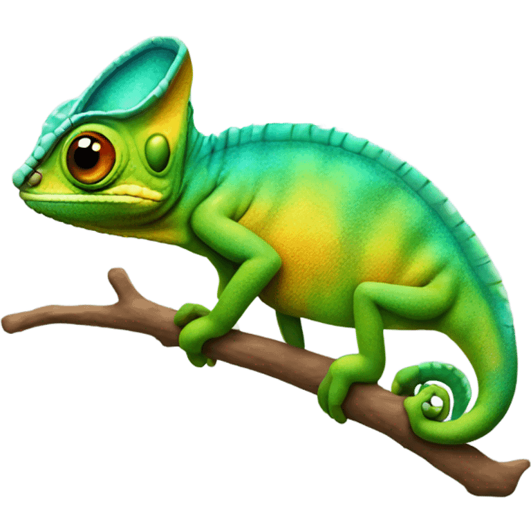 chameleon  look up emoji