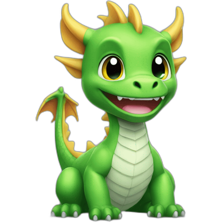 dragon cute PLASTIC emoji