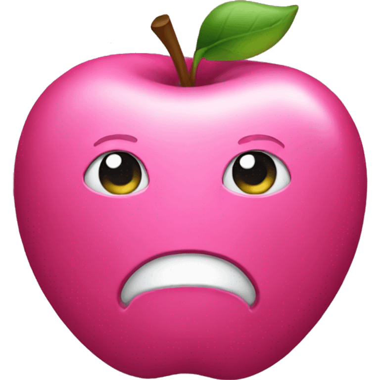 pink apple emoji