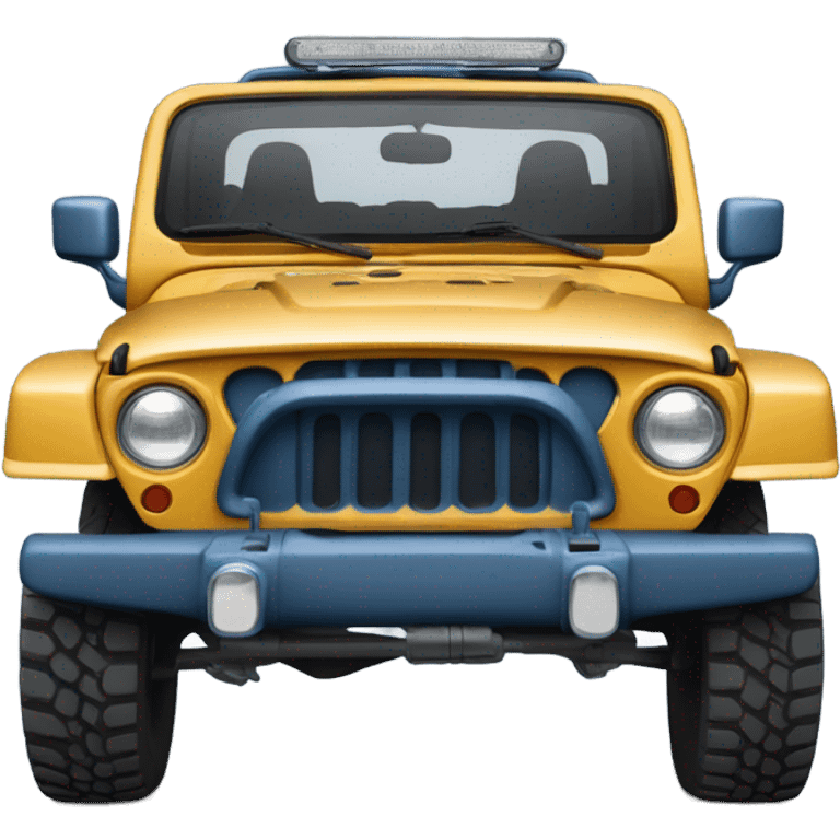 Jeep scrambler blue emoji