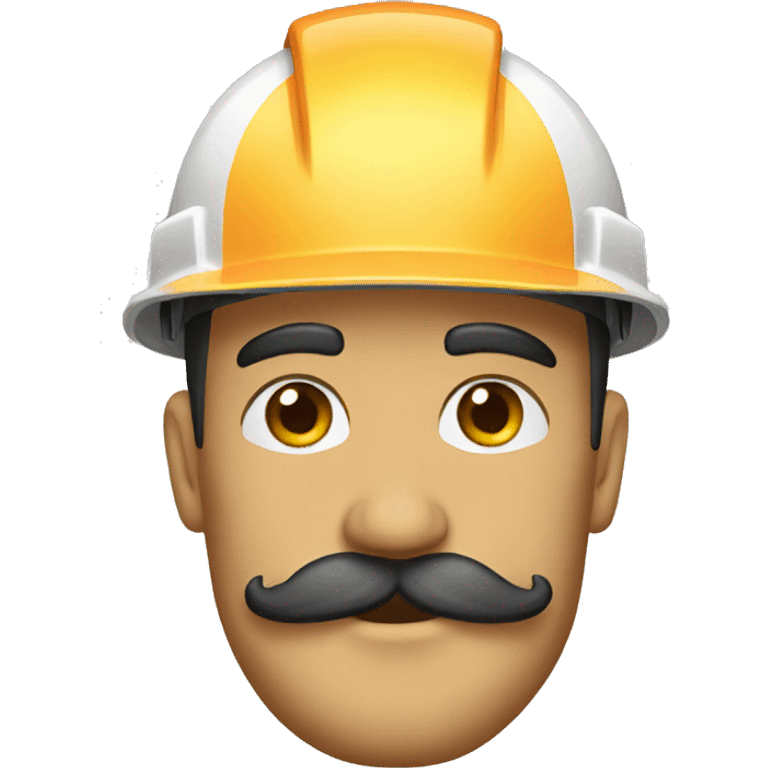 construction crane mustache emoji