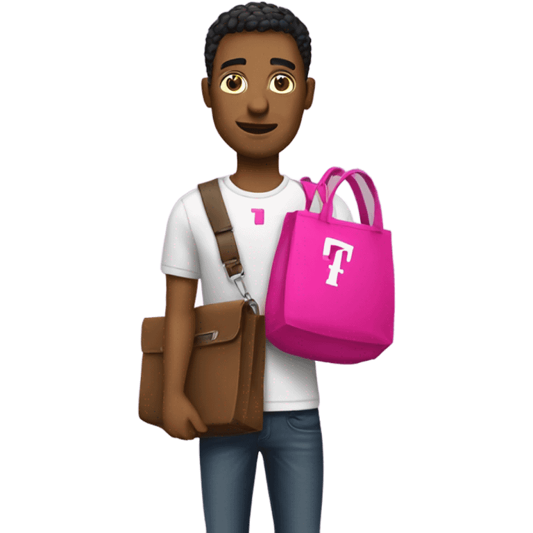 Guy with T-Mobile Bag emoji