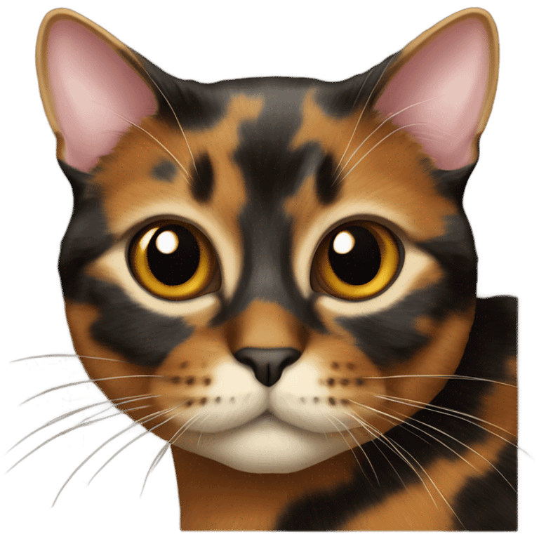 Tortoiseshell cat emoji