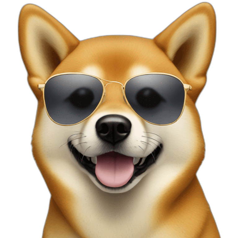 shiba inu sunglasses emoji