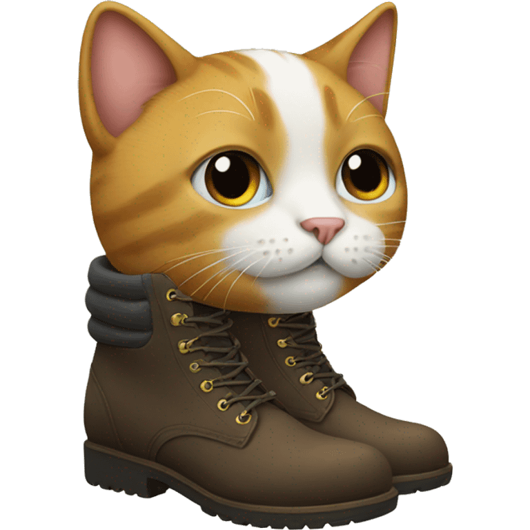 cat wearing boots  emoji