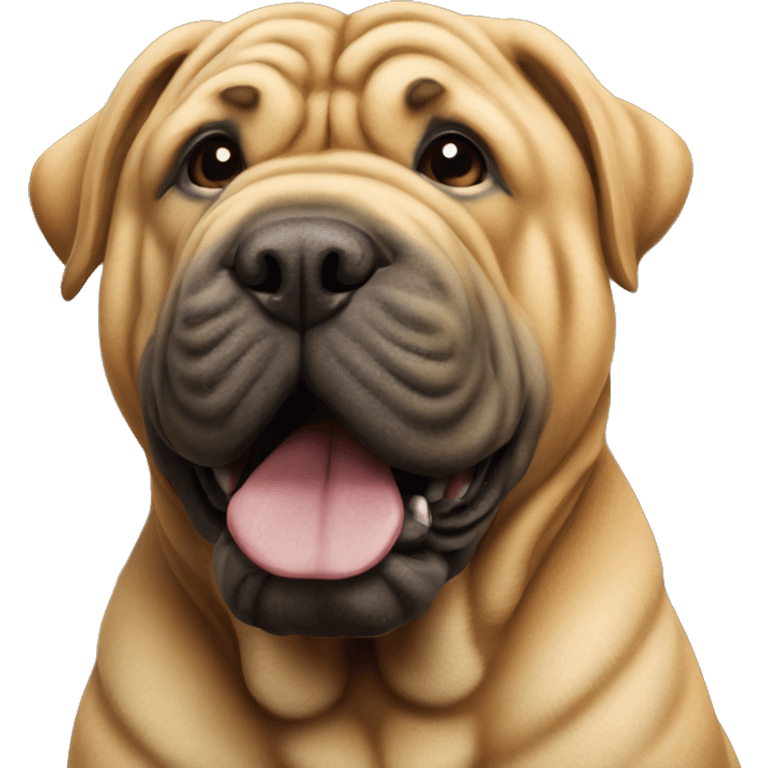 Shar Pei dog  emoji