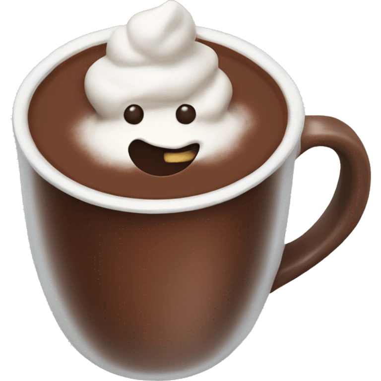 Hot chocolate emoji