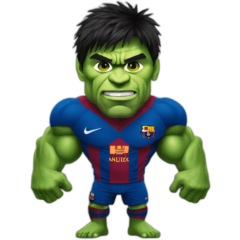 lionel messi as hulk emoji