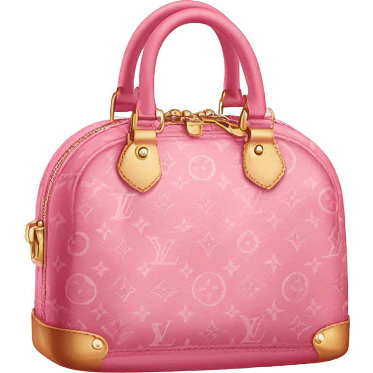 Pink louis vuitton bag emoji