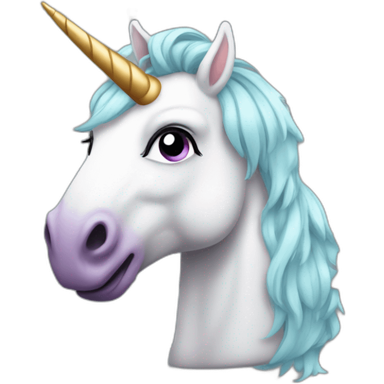 unicorn in a cell emoji