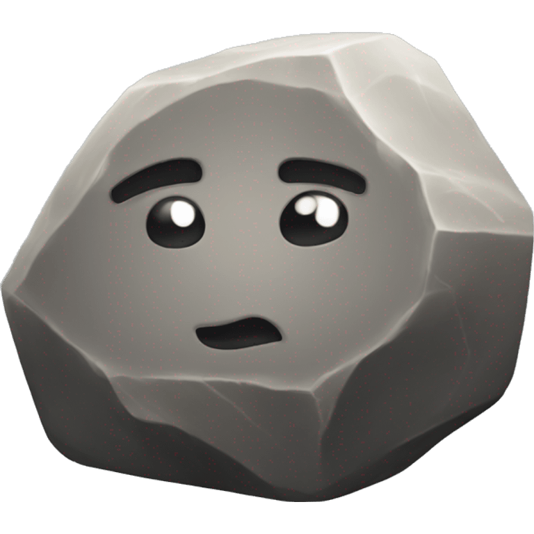 stone in focus emoji