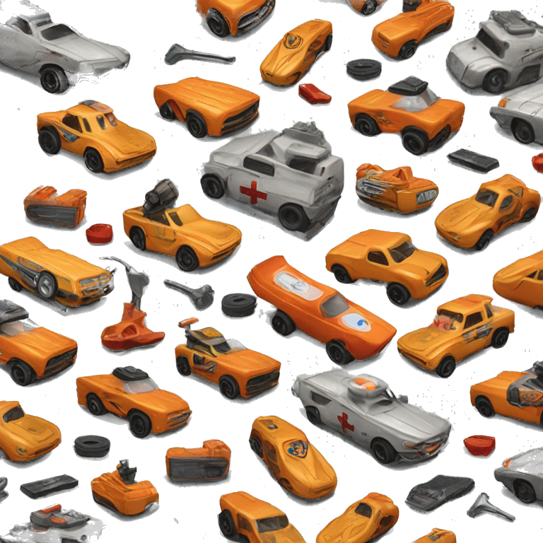 Hot wheels, combat medic emoji