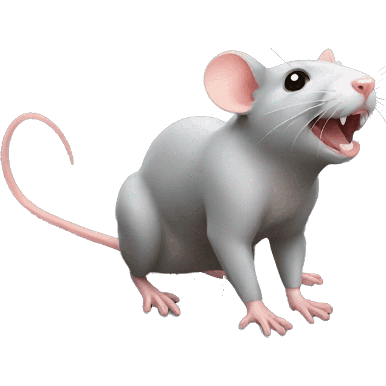 Rat caught emoji