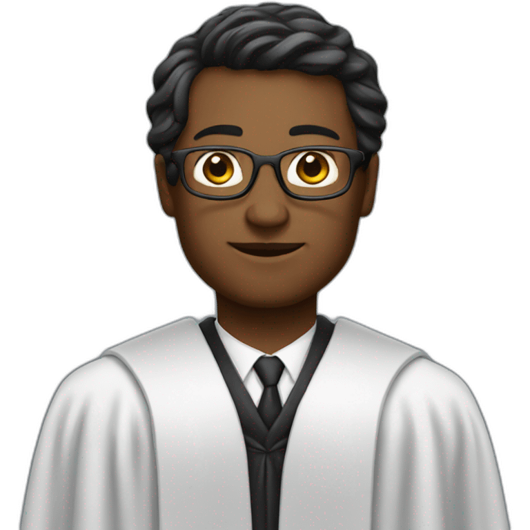 lawyer Wearing a robe emoji