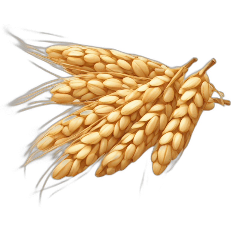 three oats grains emoji