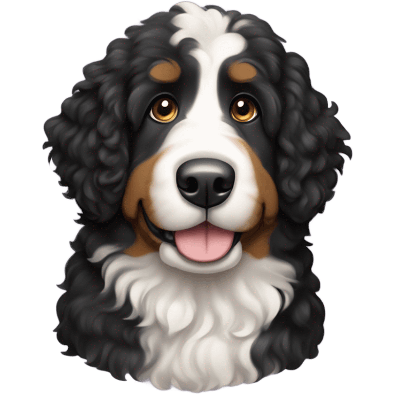 Bernedoodle  emoji