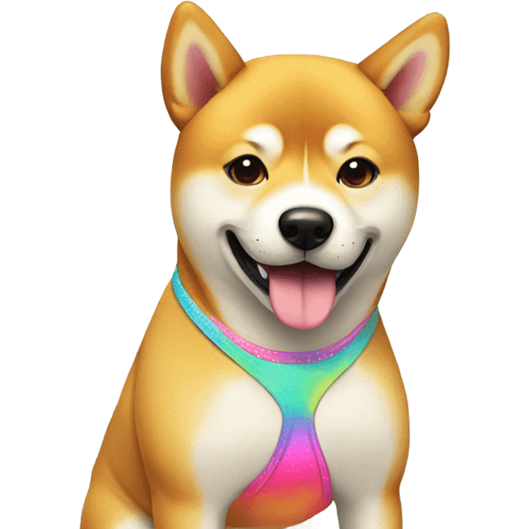 Shiba Inu in bikini emoji