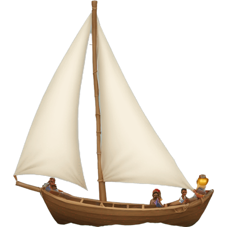 traditional indian sailboat emoji