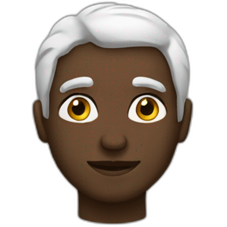 Black Italian mastín emoji