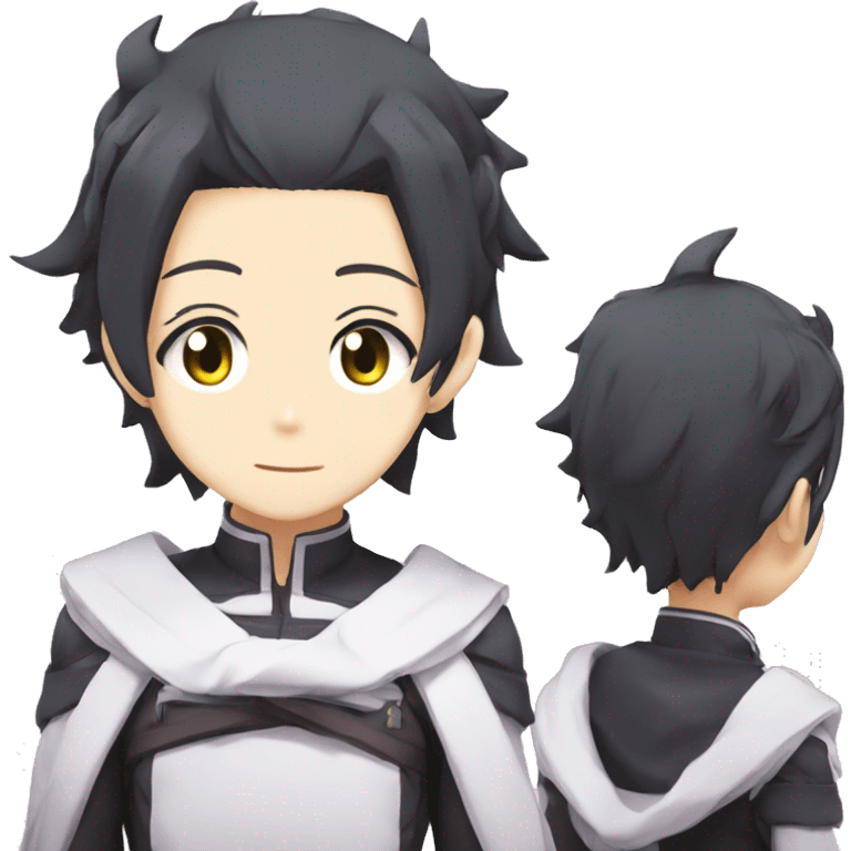 Natsuki subaru from the anime Re:zero emoji