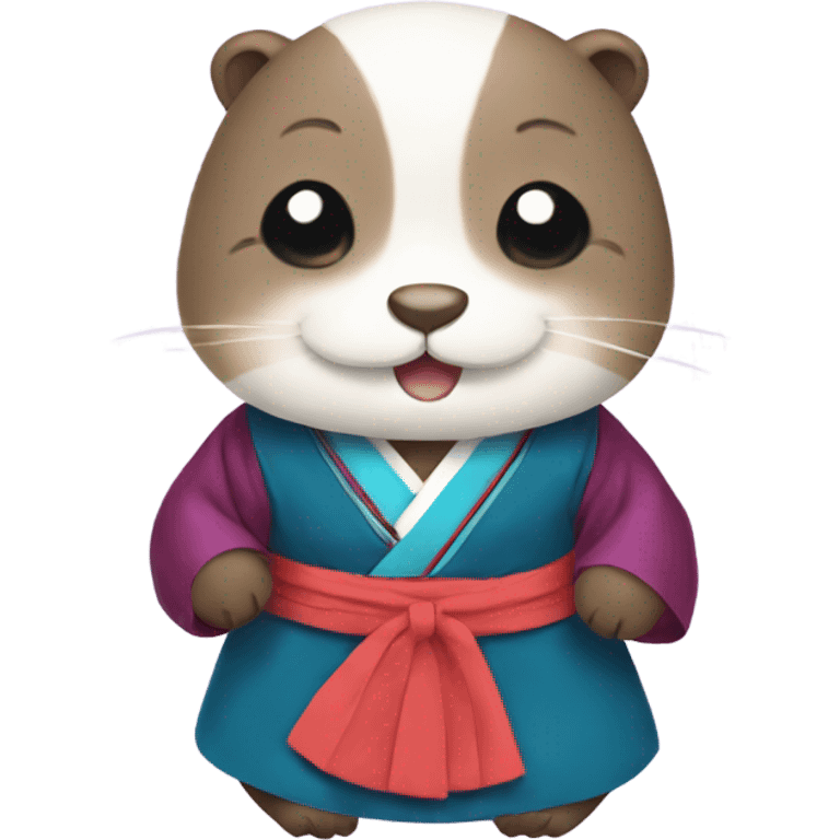 Hanbok otter emoji