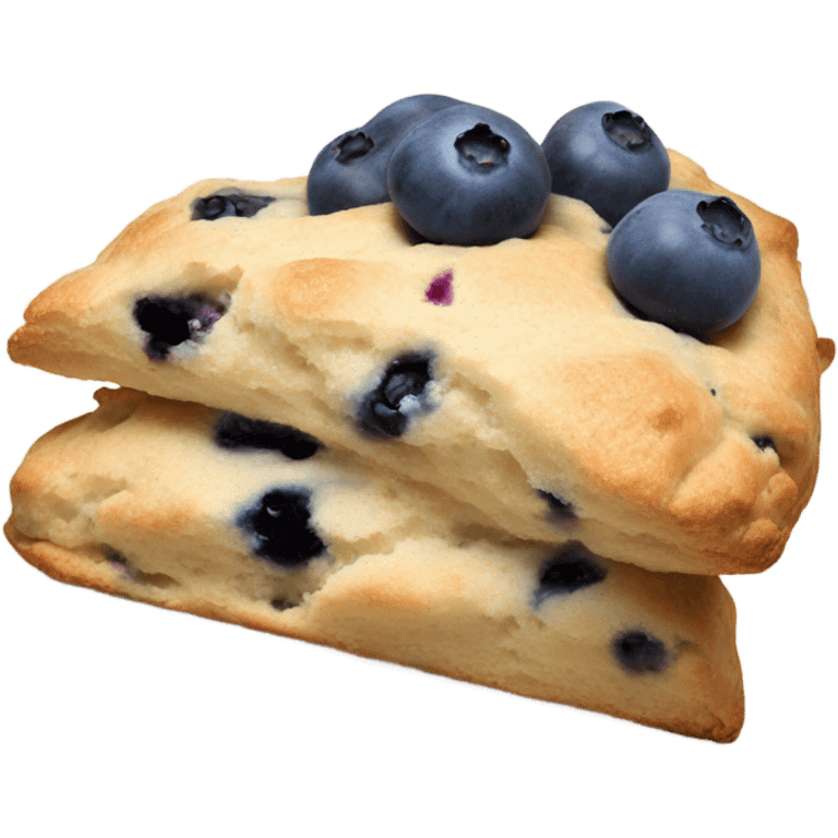 Blueberry scone emoji