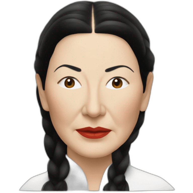 Artist Marina Abramovic emoji