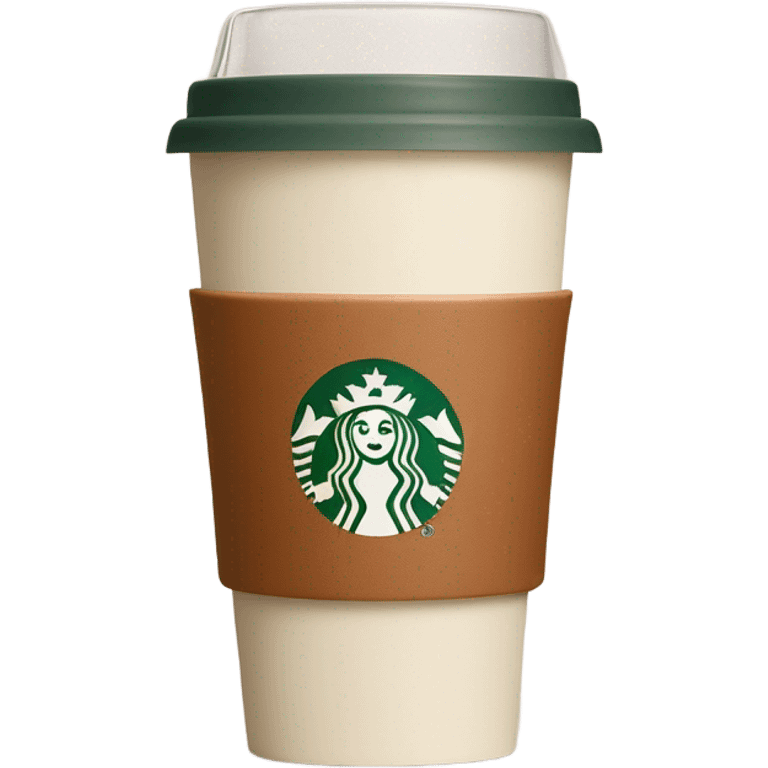 Starbucks cup for tea emoji