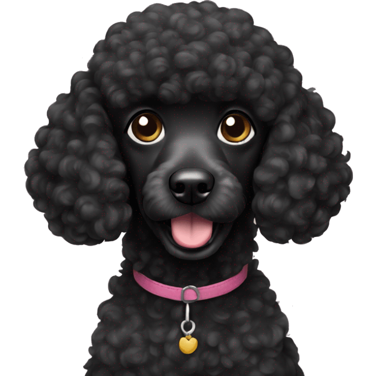 black poodle emoji