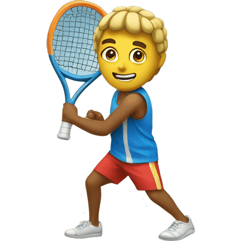 Beach tennis jogo emoji