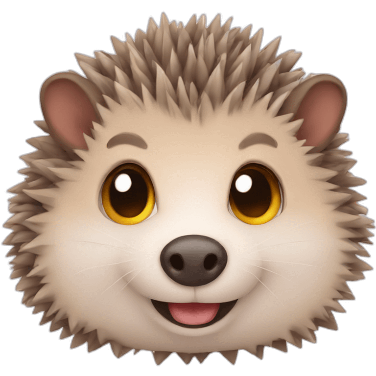 cute hedgehog emoji