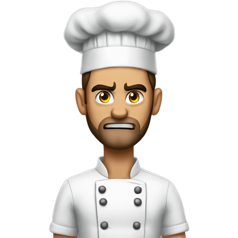 Jared the chef angry with tattoos emoji