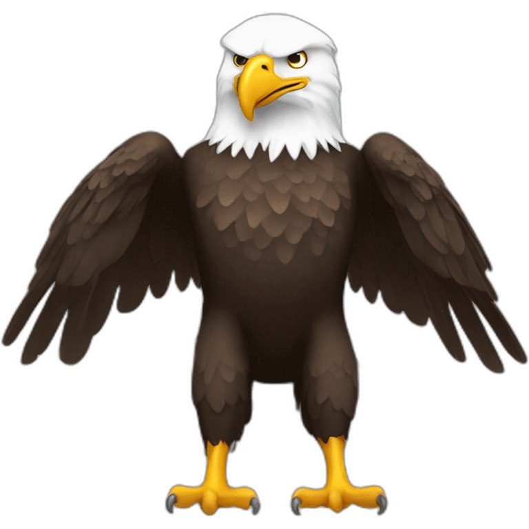 Bald Eagle Full Body emoji