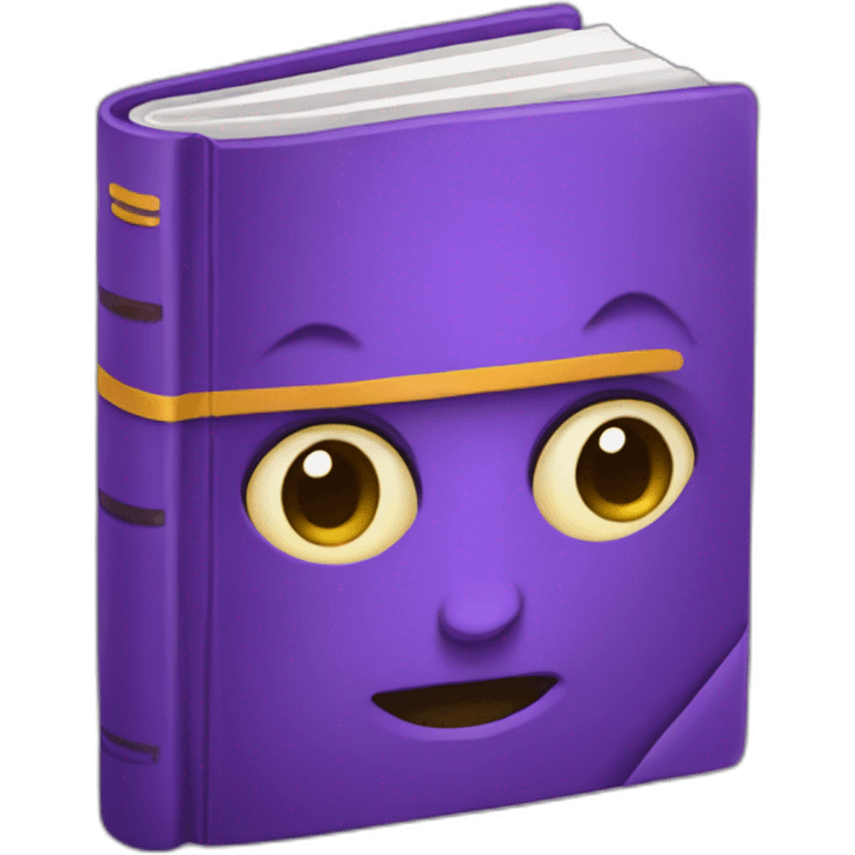 Libro morado emoji